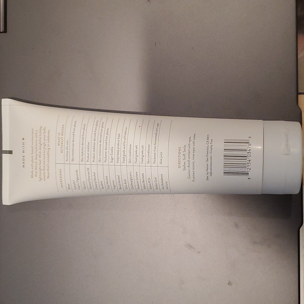 Native Lotion, Sugar Cookie, 12 fl oz. - Picture 2 of 3